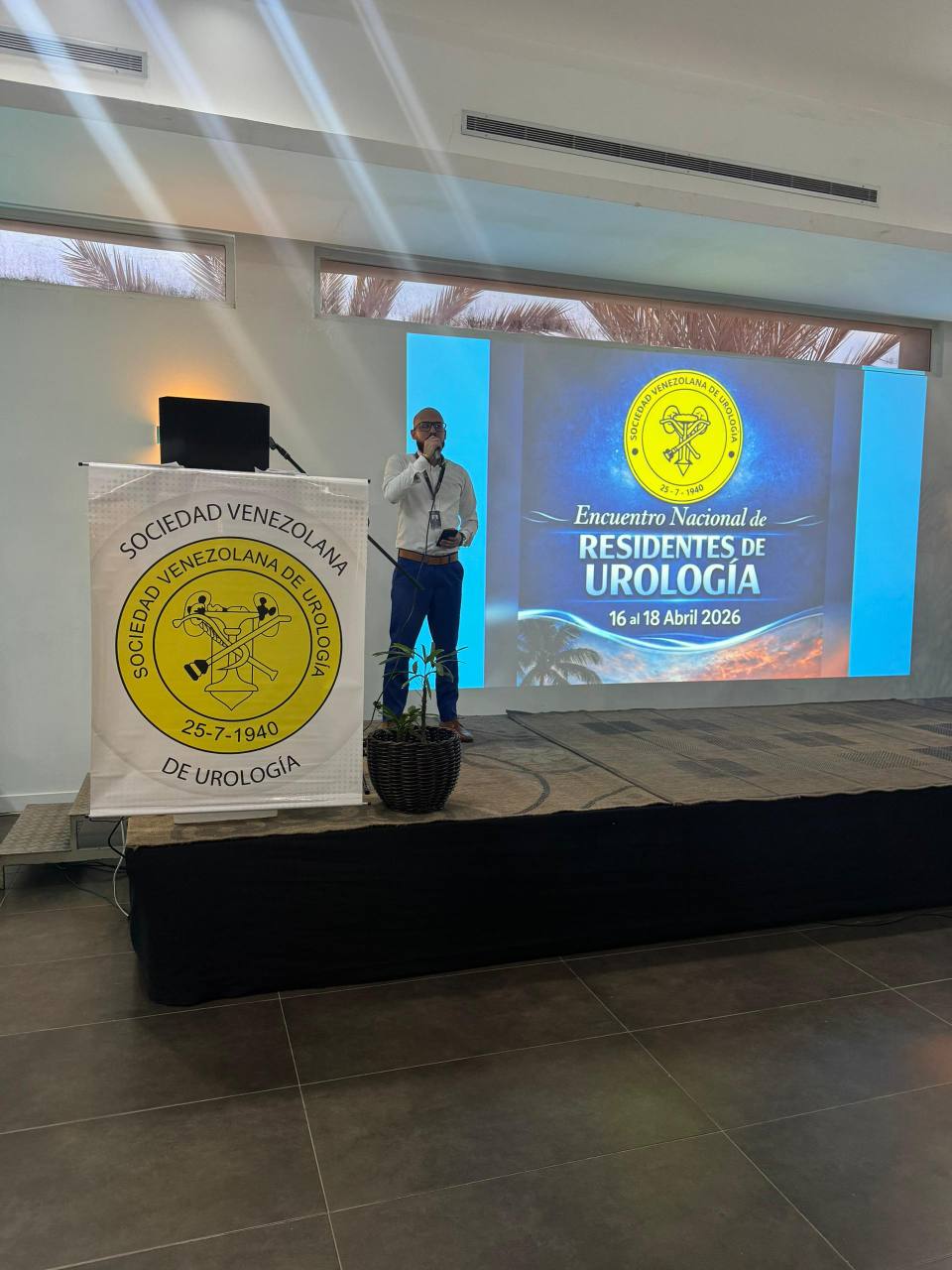 Encuentro Nacional de Residentes. Presentación en Margarita durante el encuentro de residentes de urología.