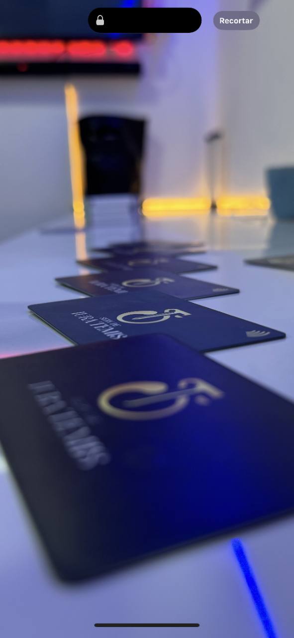 Serie de tarjetas inteligentes personalizadas durante su producción